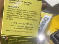 Tylosin, a 20% Injection Used for Veterinary Purposes - 100ml — photo 2