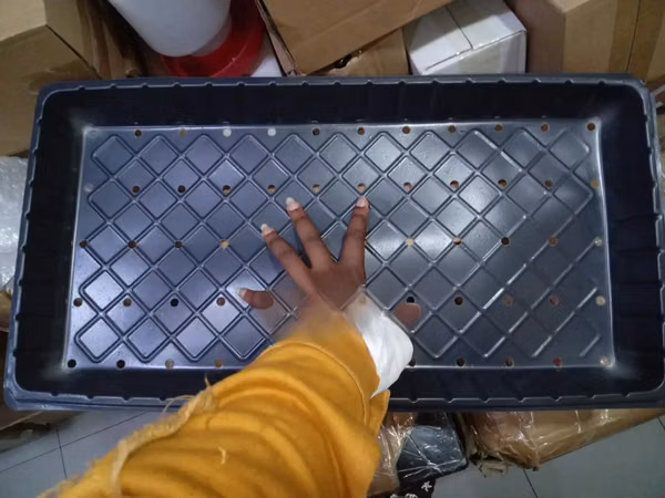 Hydroponic Tray for Commercial Nurseries - With Holes