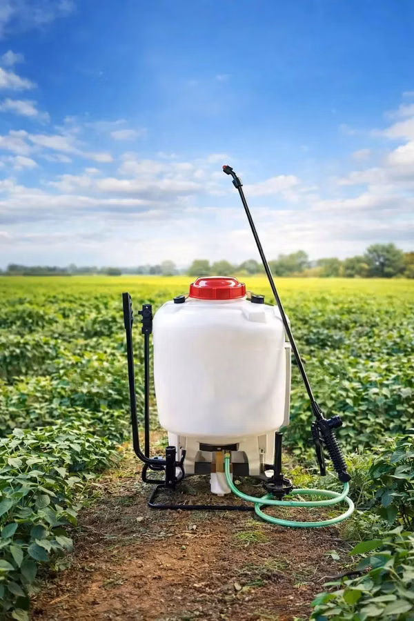 Farmate Backpack Sprayer 15L - White Red - Manual - New
