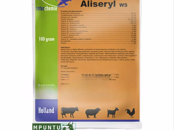 Aliseryl Antibiotics Vitamins 100G(Holland)