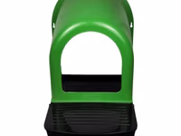 Cuibar din plastic pentru găini cu colector de ouă Des Champs NG02 Verde — 照片 2